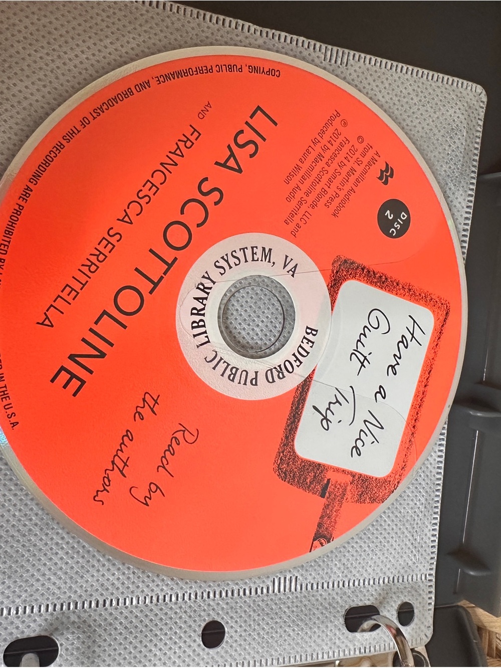 Have a nice quilt trip audio CD